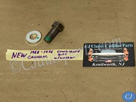 NEW 1968 1969 1970 1971 1972 1973 1974 1975 1976 CADILLAC DEVILLE ELDORADO FLEETWOOD CALAIS 472/500 ENGINE CRANK CRANKSHAFT BOLT & WASHER