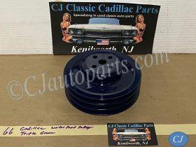RESTORED 1958 1959 1960 1961 1962 1963 1964 1965 1966 1967 Cadillac Calais Fleetwood Deville Eldorado 365/390/429 ENGINE A/C WATER PUMP PULLEY ~ TRIPLE (3) GROOVE #1483552