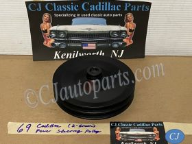 RESTORED 1964 1965 1966 1967 1968 1969 1970 1971 1972 1973 Cadillac 429/472/500 Engine POWER STEERING PUMP PULLEY DOUBLE GROOVE #1490902