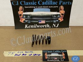 OEM 1971 1972 1973 1974 1975 1976 Cadillac Deville Fleetwood Calais Commercial Chassis 1971 1972 1973 1974 1975 1976 1977 1978 Eldorado HOOD POP-UP SPRING #1607716