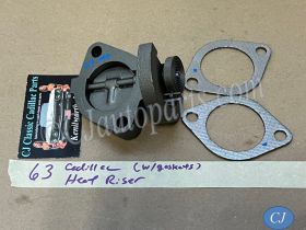 OEM 1956 1957 1958 1959 1960 1961 1962 1963 1964 1965 1966 1967 CADILLAC DEVILLE FLEETWOOD CALAIS ELDORADO 390/429 ENGINE EXHAUST MANIFOLD HEAT RISER CONTROL VALVE WITH NEW GASKETS #3631814/#3632576