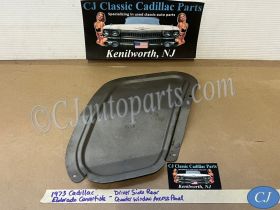 OEM 1971 1972 1973 1974 1975 1976 Cadillac Eldorado Convertible LEFT REAR QUARTER WINDOW REGULATOR ACCESS PANEL COVER