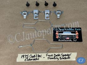 OEM 1974 1975 1976  Cadillac Deville Fleetwood Calais 1974 1975 1976 1977 1978 Eldorado FRONT DASH SPEAKER & GRILL MOUNTING BRACKETS & HARDWARE CLIPS