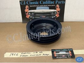 RESTORED 1954 1955 1956 CADILLAC CRANK CRANKSHAFT PULLEY TRIPLE (3) GROOVE A/C CARS #1461163