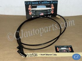 OEM 1971 1972 1973 Cadillac Deville Fleetwood Calais Eldorado Commercial Chassis HOOD RELEASE CABLE HANDLE LEVER CONTROL