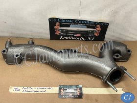 OEM 1957 1959 1960 CADILLAC DEVILLE ELDORADO FLEETWOOD 390 ENGINE LEFT DRIVER SIDE EXHAUST MANIFOLD #1464237
