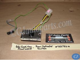 OEM 1960 1961 1962 1963 1964 1965 1966 1967 1968 Cadillac Fleetwood Eldorado Deville REAR DEFOGGER DEFROSTER SWITCH DEFOG DEFROST **TESTED** #1487732