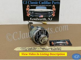 OEM 1959 1960 Cadillac Deville Eldordo Fleetwood DASH CRUISE CONTROL SWITCH BEZEL LENS KNOB ASSEMBLY #1998696/#1473430/#3511902