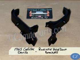 OEM 1965 1966 1967 Cadillac Deville Calais Fleetwood Eldorado UPPER RADIATOR HOLD DOWN MOUNTING BRACKETS CUSHIONS #1483122/#1483123/#3513581/#3513582
