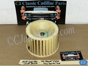 OEM 1971 1972 1973 1974 1975 1976 Cadillac Deville Eldorado Calais Fleetwood Commercial Chassis 1976 1977 Seville A/C BLOWER MOTOR SQUIRREL CAGE #3027062