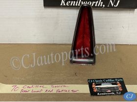 OEM 1970 Cadillac Deville Fleetwood Calais LOWER REAR BUMPER END REFLECTOR LENS #917605/#5962445/#5964140