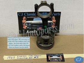 OEM 1959 1960 1961 1962 1963 Cadillac Deville Eldorado Fleetwood 390 Engine CONNECTING ROD WITH PISTON #7 #1470497/#3511503