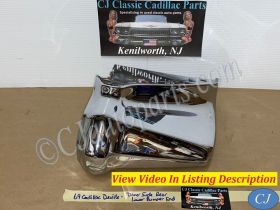 OEM 1969 Cadillac Deville Calais Fleetwood DRIVER SIDE LEFT LOWER REAR BUMPER END #3514613