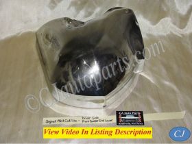 FACTORY ORIGINAL 1964 Cadillac DEVILLE ELDORADO FLEETWOOD 1965 CADILLAC 75 SERIES LEFT DRIVER SIDE LOWER FRONT BUMPER END BUCKET #3513115