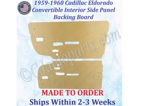 NEW Reproduction 1959-1960 Cadillac Eldorado Convertible Interior Door Panel Backer Boards (2 Pcs) (CAD-DBD-529)
