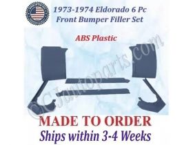 NEW 1973 -1974 Cadillac Eldorado 6 Pc Front Bumper Filler Set