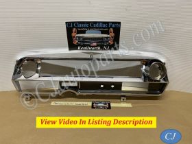 OEM 1963 1964 Cadillac Deville Eldorado Fleetwood CHROME DASH SPEEDOMETER INSTRUMENT CLUSTER BEZEL TRIM #1480814