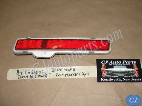 OEM 1980 1981 1982 1983 1984 1985 1986 1987 1988 1989 Cadillac Fleetwood Deville 1987 1988 1989 Brougham RWD LEFT DRIVER SIDE REAR BACK BUMPER END MARKER PARK LIGHT #5973559