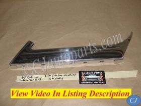 OEM 1960 Cadillac Sedan Deville Flat Top LEFT REAR WINDSHIELD WINDOW MOLDING TRIM #3631564