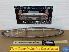 OEM 1967 1968 Cadillac Deville Fleetwood Calais Commrecial Chassis TAIL LIGHT BEZEL TRIM BUMPER END REAR LAMP #5959155