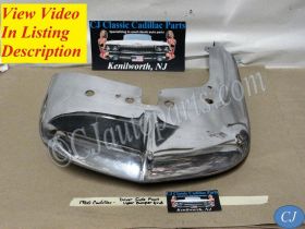 OEM 1960 Cadillac Deville Eldorado Fleetwood LEFT DRIVER SIDE CHROME UPPER FRONT BUMPER END CORNER #3511899