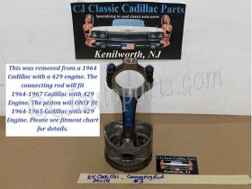 OEM 1964 1965 1966 1967 Cadillac Deville Fleetwood Eldorado Calais 429 ENGINE CONNECTING ROD & PISTON #6