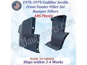 NEW 1976 1977 1978 1979 Cadillac Seville 2 Piece Front Fender Filler Set