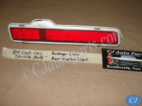 OEM 1980 1981 1982 1983 1984 1985 1986 1987 1988 1989 Cadillac Fleetwood Deville 1987 1988 1989 Brougham RWD RIGHT PASS SIDE REAR BACK BUMPER END MARKER PARK LIGHT #5973560