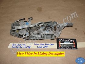 OEM 1960 Cadillac Deville Series 62 Series 60 Fleetwood 4 Door LEFT DRIVER SIDE FRONT DOOR LOCK LATCH MECHANISM #4802793