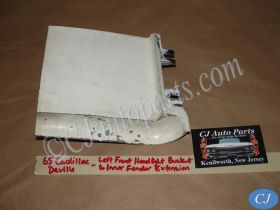 OEM 1965 Cadillac Deville Eldorado Fleetwood Calais LEFT LOWER HEADLIGHT BUCKET INNER FENDER EXTENSION FILLER #1483112