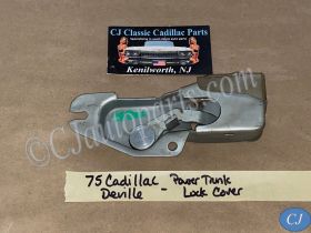 OEM 1974 1975 1976 Cadillac Deville Fleetwood Calais Commercial Chassis 1974 1975 1976 1977 1978 Eldorado POWER TRUNK LOCK RELEASE ACTUATOR LATCH COVER TRIM #9736645