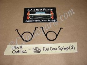 NEW 1962 CADILLAC DEVILLE ELDORADO FLEETWOOD GAS FUEL DOOR SPRINGS (SET OF 2 SPRINGS) - MADE IN THE USA