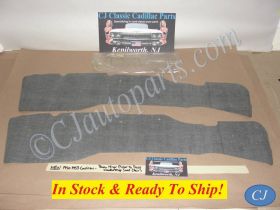 NEW 1950 1951 1952 1953 CADILLAC DEVILLE, ELDORADO, SERIES 61, SERIES 62 BODY HINGE PILLAR TO DOOR WEATHERSTRIP SEAL (PAIR)