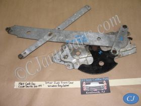 OEM 1961 1962 1963 1964 CADILLAC COUPE DEVILLE ELDORADO  2DR LEFT DRIVER SIDE FRONT DOOR WINDOW REGULATOR