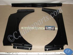 OEM 1965 1966 1967 Cadillac Deville Calais Fleetwood 1965 1966 Eldorado RADIATOR FAN SHROUD COMPLETE SET - TOP, RH, LH