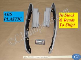 NEW 1977 1978 1979 CADILLAC DEVILLE FLEETWOOD RWD REAR BUMPER QUARTER PANEL EXTENSION FILLER PANELS