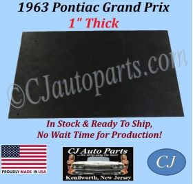 REM 1963 PONTIAC GRAND PRIX HOOD INSULATION IN STOCK- 1" THICK - GPX-HIN-010
