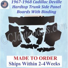 NEW 1965-1966 Cadillac Coupe Deville Hardtop TRUNK SIDE BOARD PANELS #CAD-SDP-280