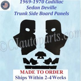 1969 1970 Cadillac Sedan Deville Hardtop TRUNK SIDE BOARD PANELS #CAD-SDP-335