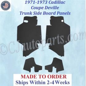 1971 1972 1973 Cadillac Coupe Deville Hardtop TRUNK SIDE BOARD PANELS #CAD-SDP-340
