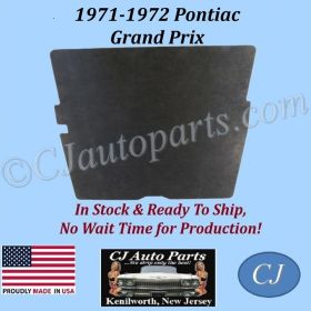 REM 1971-1972 PONTIAC GRAND PRIX HOOD INSULATION IN STOCK - 1/2" THICK - GPX-HIN-045