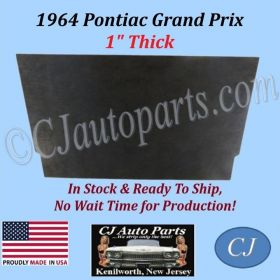 REM 1964 PONTIAC GRAND PRIX HOOD INSULATION IN STOCK - 1" THICK - GPX-HIN-015