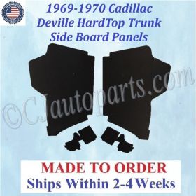 1969 1970 Cadillac Deville Hardtop TRUNK SIDE BOARD PANELS #CAD-SDP-315
