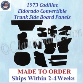 1973 Cadillac Eldorado Convertible TRUNK SIDE BOARD PANELS #CAD-SDP-360