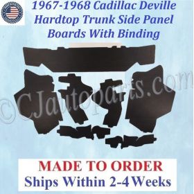 NEW 1965-1966 Cadillac Coupe Deville Hardtop TRUNK SIDE BOARD PANELS #CAD-SDP-280