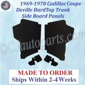 1969 1970 Cadillac Coupe Deville Hardtop TRUNK SIDE BOARD PANELS #CAD-SDP-315