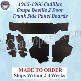 NEW 1965-1966 Cadillac Coupe Deville Hardtop TRUNK SIDE BOARD PANELS #CAD-SDP-280