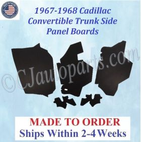 NEW 1965-1966 Cadillac Coupe Deville Hardtop TRUNK SIDE BOARD PANELS #CAD-SDP-280