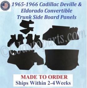 NEW 1965-1966 Cadillac Deville & Eldorado CONVERTIBLE TRUNK SIDE BOARD PANELS #CAD-SDP-285