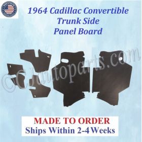 NEW 1964 Cadillac Eldorado Deville Convertible TRUNK SIDE BOARD PANELS #CAD-SDP-265